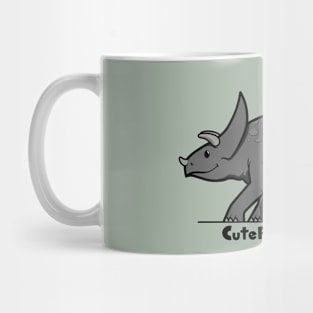 CuteForKids - Triceratops - Branded Mug